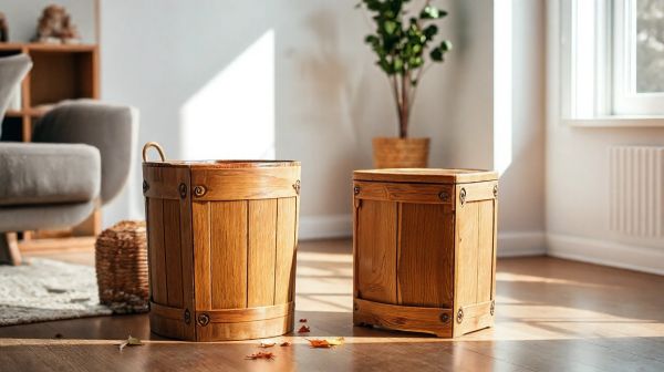 Les meilleures poubelles en bois pour allier esthétisme et utilité