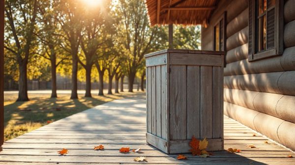 Les meilleures poubelles en bois pour allier esthétisme et utilité