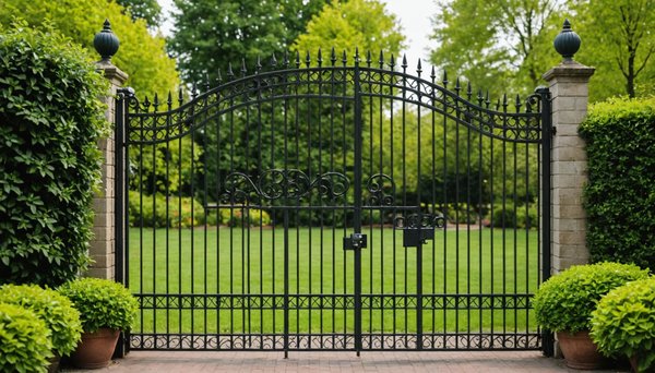 Portail de jardin grillagé : sécurité et designs variés